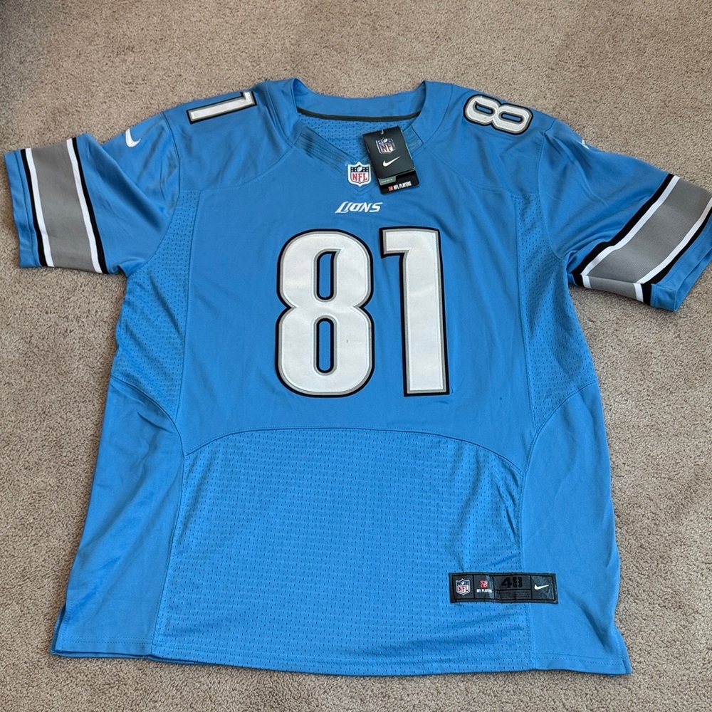 NWT! Nike Calvin Johnson on field Football Jersey with Number 81… NWT